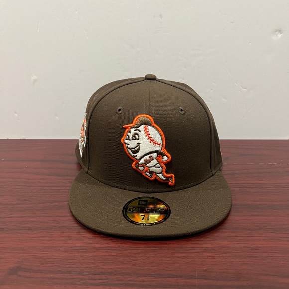 New Era, 59Fifty Fitted Hat, New York Mets, Brown - Picture 1 of 9